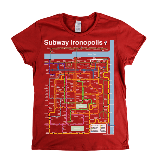 Subway Ironopolis Womens T-Shirt