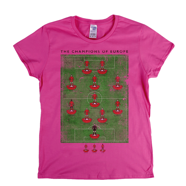 The Champions Of Europe Womens T-Shirt