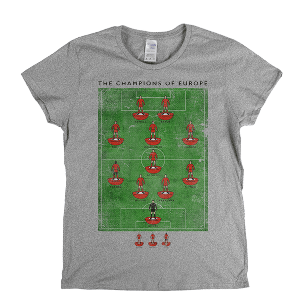 The Champions Of Europe Womens T-Shirt