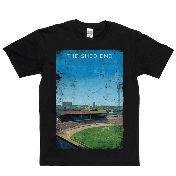 The Shed End Stamford Bridge Football Ground Poster Regular T-Shirt