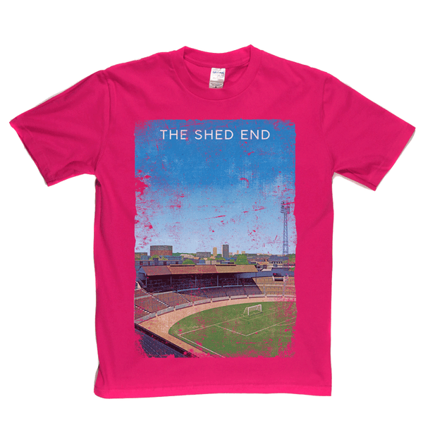 The Shed End Stamford Bridge Football Ground Poster Regular T-Shirt