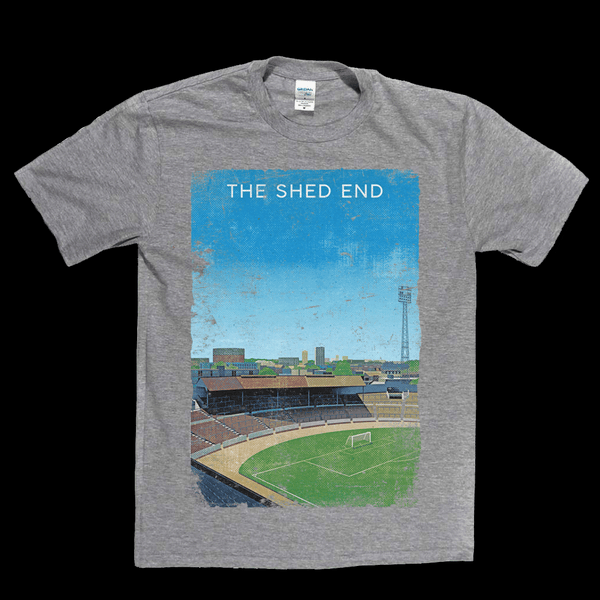 The Shed End Stamford Bridge Football Ground Poster Regular T-Shirt