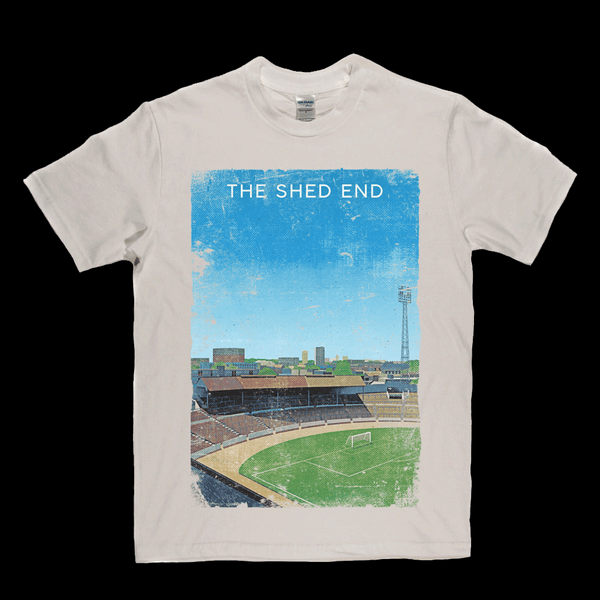 The Shed End Stamford Bridge Football Ground Poster Regular T-Shirt