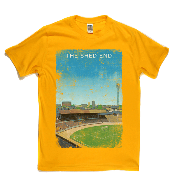 The Shed End Stamford Bridge Football Ground Poster Regular T-Shirt